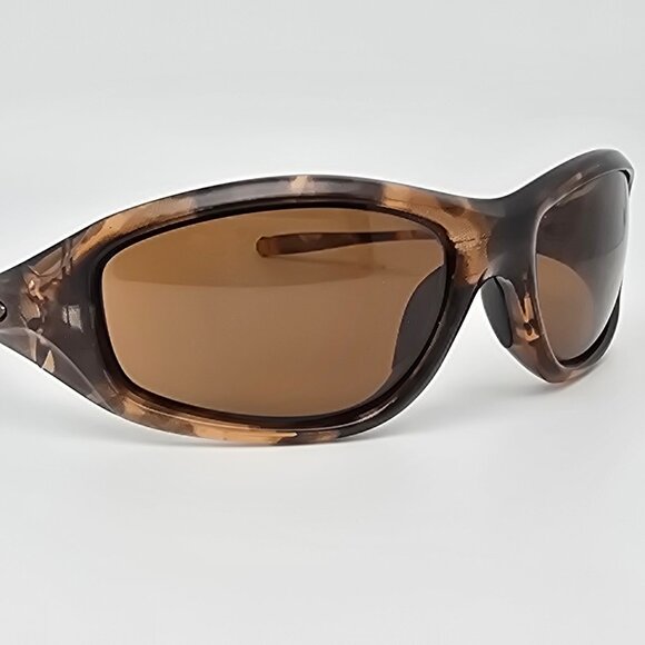 *SOLD* Oakley OO9091-03 Encounter Topaz Tortoise Frame Dark Bronze Lens Sunglass - Picture 6 of 14